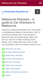Mobile Screenshot of melbournewreckers.com
